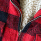 Vintage Marc Richards Classic Buttalo Plaid Sherpa Fleece Lined Insulated Jacket (M)