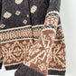 Vintage 90s Eddie Bauer Fair Isle Wool Alpaca Cardigan Sweater (L)