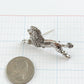 Vintage Beau Sterling Silver Standard Poodle Dog Brooch  Mid-Century Animal Pin