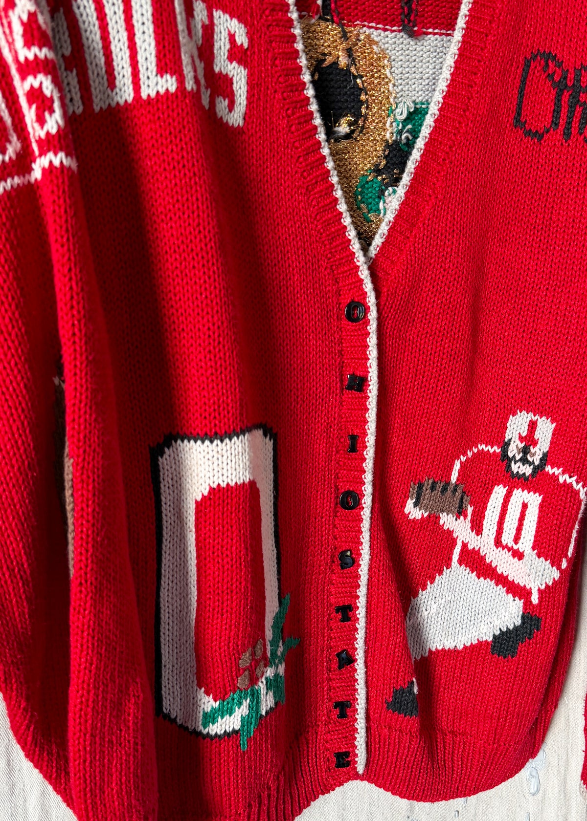 Vintage 90s BellePointe OSU Cardigan (L)