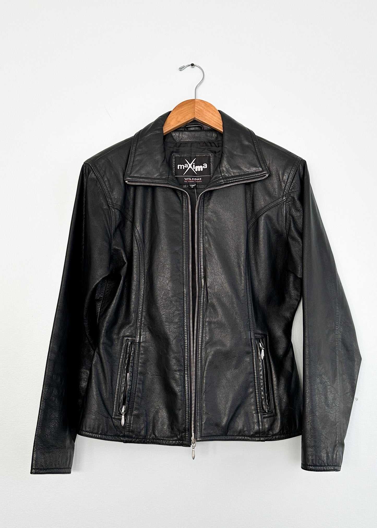 Vintage Y2K Wilsons Maxima Leather Jacket (S)