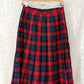 Vintage 80s Pendleton Manson Tartan Plaid Wrap Pleat Kilt Skirt