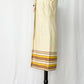 Vintage 1960’s Cream Striped Zipped Front Dress (8)