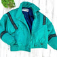 Vintage 80’s Fera Skiwear Bright Teal Coat (10)