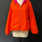 Jil Sander Magenta and Orange Reversible Hooded Wind Breaker Nylon Jacket