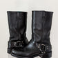 Harley-Davidson Black Leather Harness Motorcycle Biker Boots (men’s 9 US)