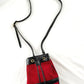 Vintage Gucci Small Ophidia Red Suede Bucket Bag Purse