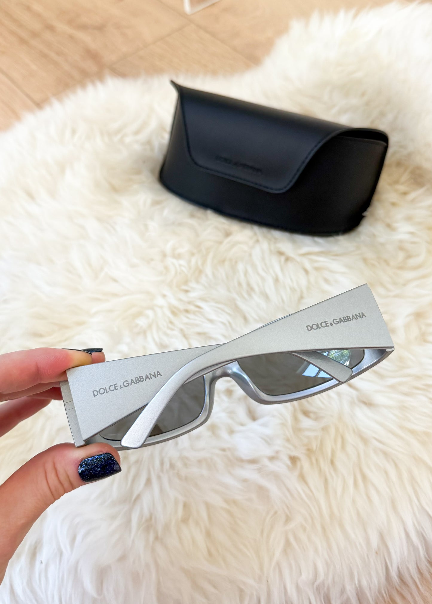 Dolce & Gabbana DG6188 Grey/Light Grey Mirrored (3415/6G) Unisex Sunglasses