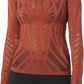 Alo Yoga Wanderer Top in Burnt Orange (M)