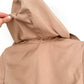 Via Spiga Khaki Brown Hooded Skirted Water Resistant Trench Coat (S)