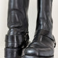 Harley-Davidson Black Leather Harness Motorcycle Biker Boots (men’s 9 US)
