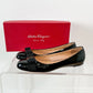 Ferragamo Varina Black Patent Leather Bow Ballet Flats (9 - 9.5)