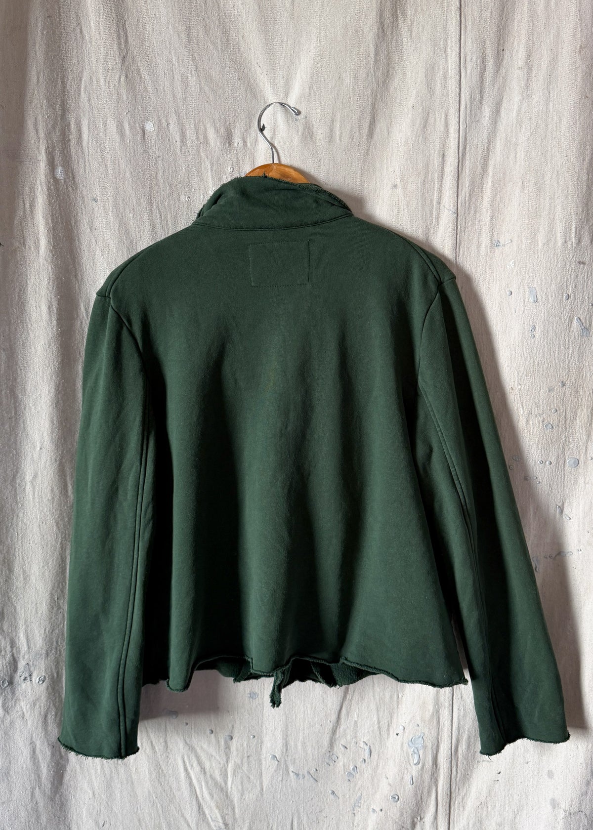 Frank & Eileen Belfast Cropped Sweatshirt Peacoat Jacket (M)