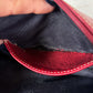 Vintage Coach Red Leather Bleeker Demi Purse # 9311