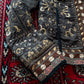 BIYA by Johnny Was Olive Brown Embroidered Studded Boho Moto Jacket