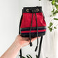 Vintage Gucci Small Ophidia Red Suede Bucket Bag Purse