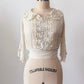 Antique Edwardian Silk Lingerie Blouse with Irish Crochet Lace  c. 1905–1915