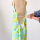 Vintage 60s 70s Lilly Pulitzer Green & Yellow Floral Dress (8 or M)