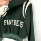 Vintage 70s Elyria Catholic Panthers Green Varsity Lettermen Jacket (S)