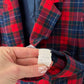 Vintage Pendleton Red Tartan Plaid Pure Virgin Wool Blazer Made in USA