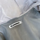 Jil Sander Silver Gray Silk Light Weight Hooded Zipped Jacket (42 or 10)