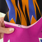 Emilio Pucci Magenta Black Purple Signature Print Silk Lined Dress (US 6)
