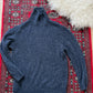 Malo Cashmere Navy Blue Men's Turtleneck Sweater (2X or 54)