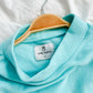 Dudley Stephens Tuckernuck Aqua Blue Terry Fleece Binney Boatneck Pullover (S)