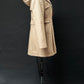 Via Spiga Khaki Brown Hooded Skirted Water Resistant Trench Coat (S)