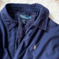Vintage 90s Polo Ralph Lauren Classic Navy Harrington Jacket Windowpane Lining (L)