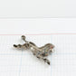 Vintage Beau Sterling Silver Standard Poodle Dog Brooch  Mid-Century Animal Pin