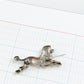 Vintage Beau Sterling Silver Standard Poodle Dog Brooch  Mid-Century Animal Pin