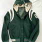 Vintage 70s Elyria Catholic Panthers Green Varsity Lettermen Jacket (S)