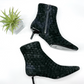 NEW Rag & Bone Black Suede Rio Mid Kitten Heel Boot (9)