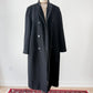 Max Mara Black Wool Long Coat (US 14)