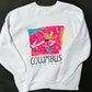 Vintage 1989 Columbus Marathon Pullover Fleece Sweatshirt