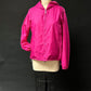 Jil Sander Magenta and Orange Reversible Hooded Wind Breaker Nylon Jacket