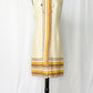 Vintage 1960’s Cream Striped Zipped Front Dress (8)