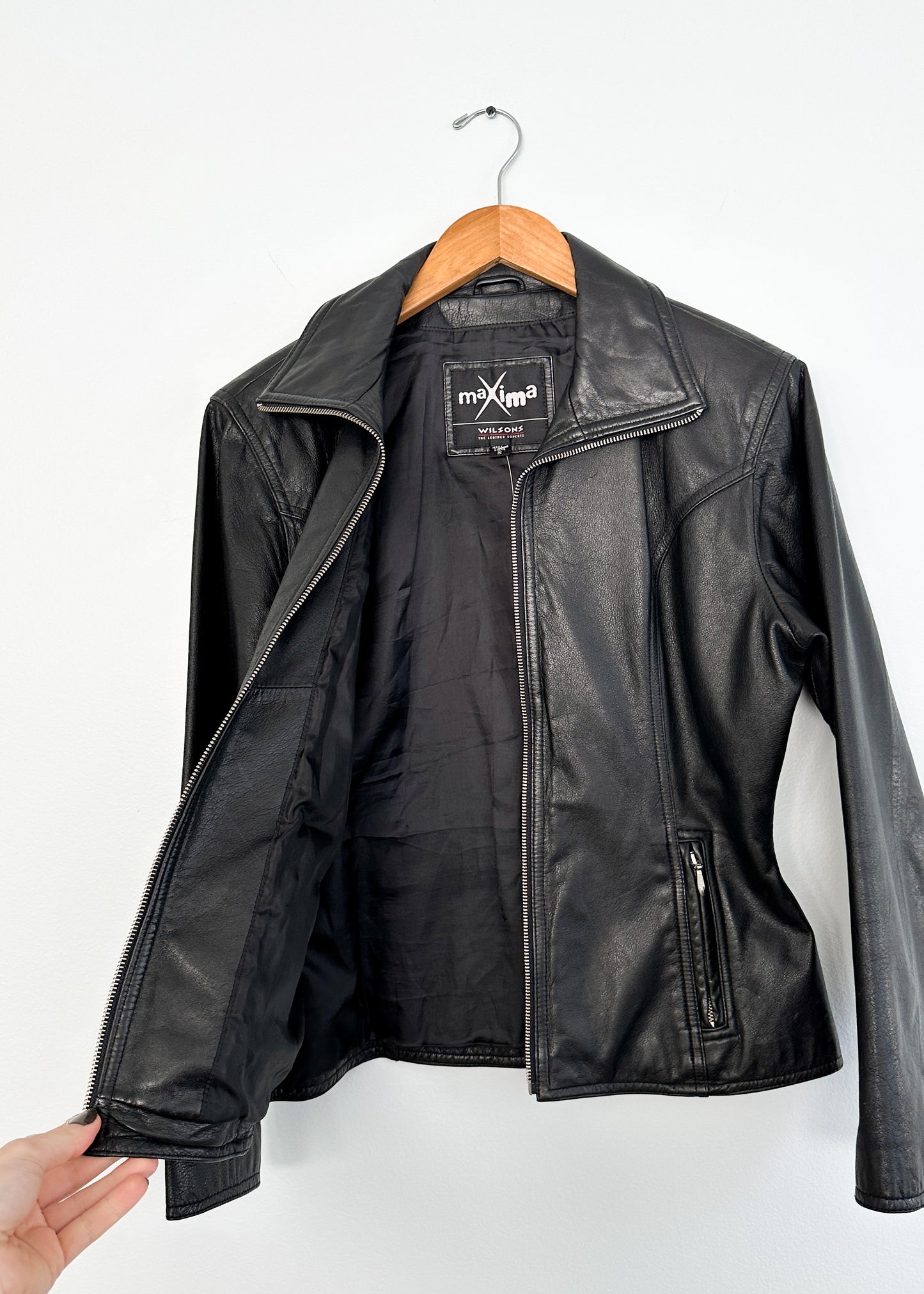 Vintage Y2K Wilsons Maxima Leather Jacket (S)