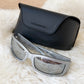 Dolce & Gabbana DG6188 Grey/Light Grey Mirrored (3415/6G) Unisex Sunglasses