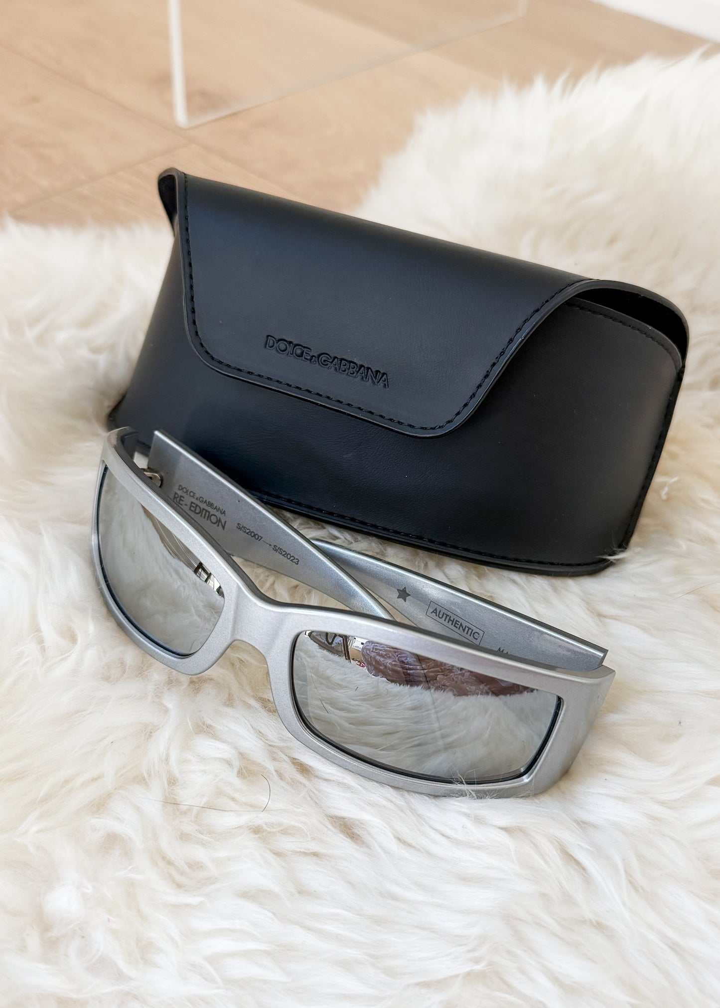 Dolce & Gabbana DG6188 Grey/Light Grey Mirrored (3415/6G) Unisex Sunglasses