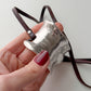 Uno de 50 Ibiza Silver Plated Leather Wrap Cuff Bracelet
