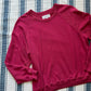The GREAT College Crewneck Distressed Terry Cotton Sweatshirt (3 or L)