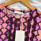 NEW Ulla Johnson Eve Top in Wisteria Purple Pink Tie Dye (S)