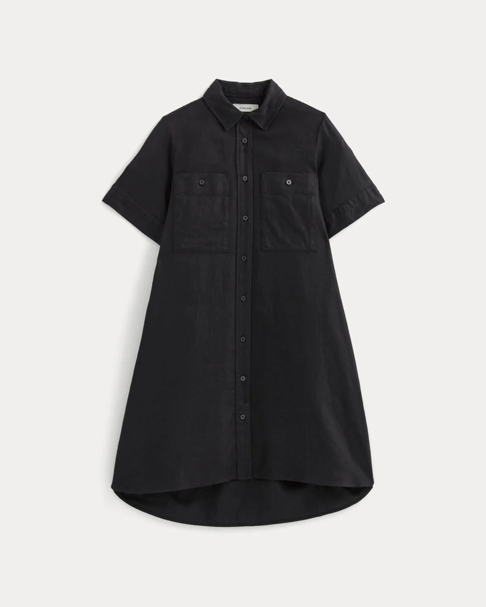 Everlane Day Tripper Black Shirt Dress (XL)