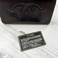 Vintage 2003 Chanel Black Lambskin Leather Bi-Fold Large Wallet