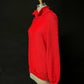 Vintage 80s Gap Clothing Co. Red Collared Knit Pullover Sweater (M)