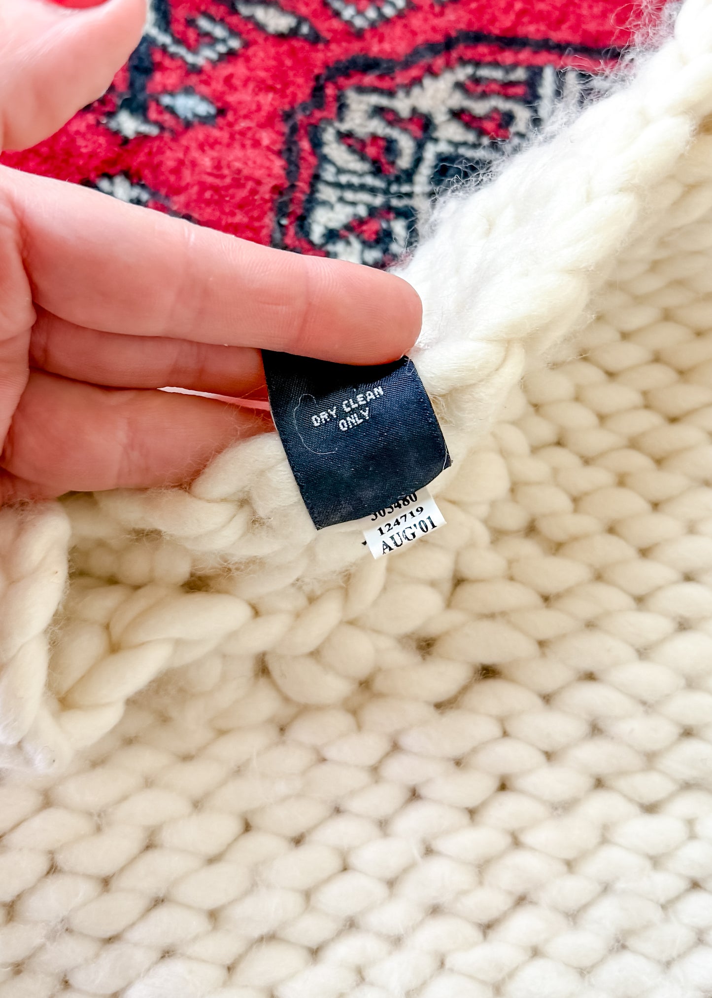 Vintage Gap Cream Chunky Knit Sweater