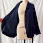Hannoh Wessel Navy Blue Wool Blend Blazer Jacket with Ribbon Waist (38 F or M)