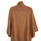 Classiques Entier Atelier Mocha Brown Wool Alpaca Blend Knit Capelete Sweater (L)